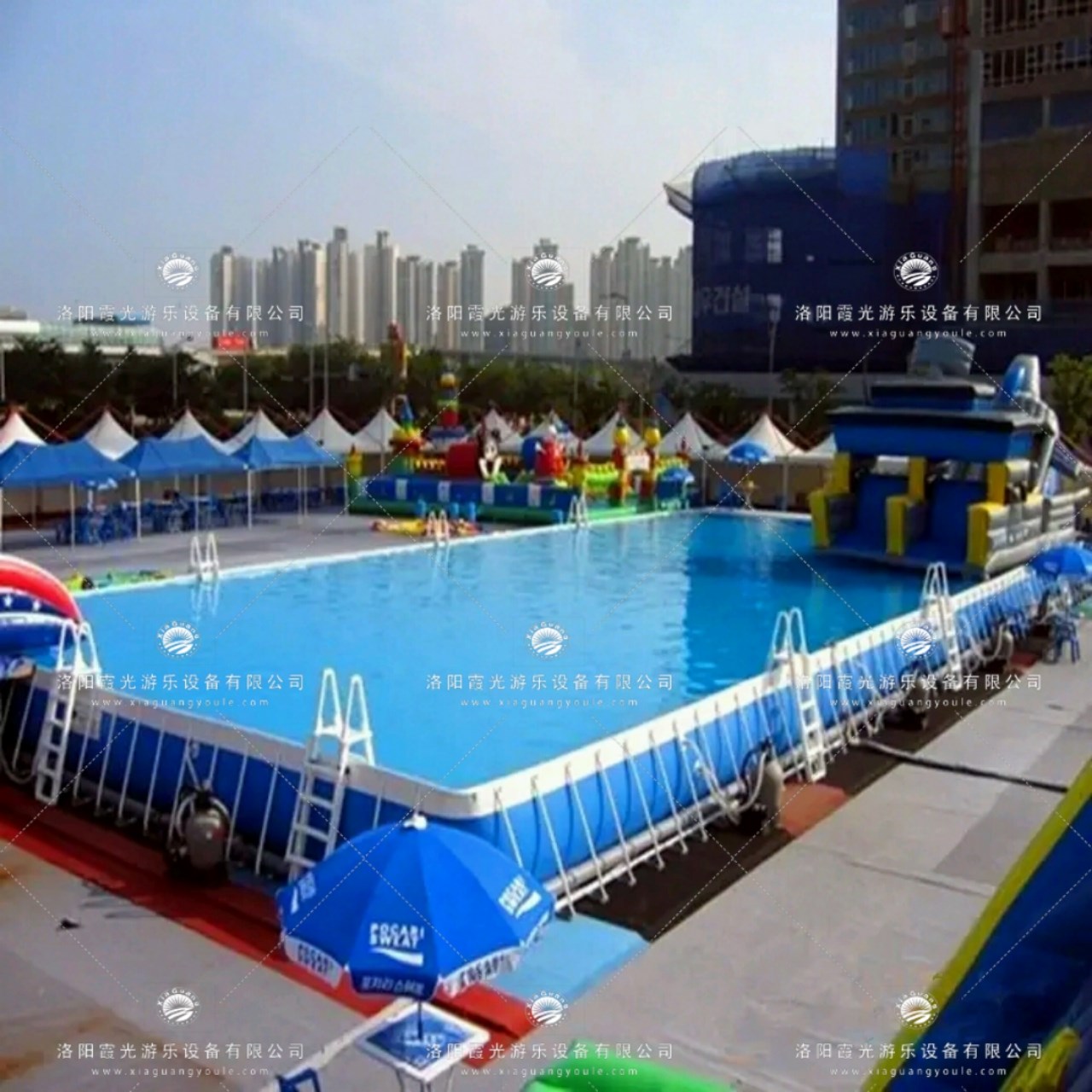 滁州广告支架游泳池